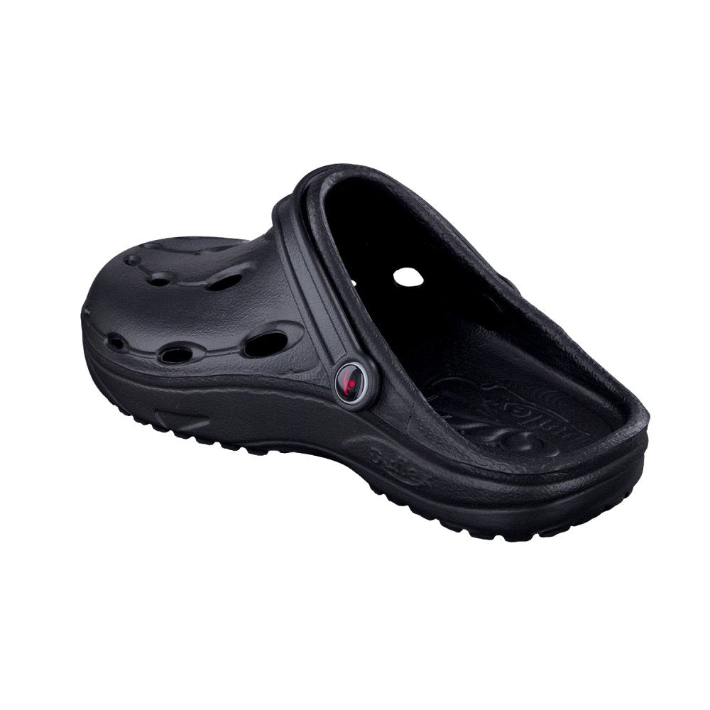 Duflex Clogs schwarz seitlich