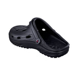 Duflex Clogs schwarz seitlich