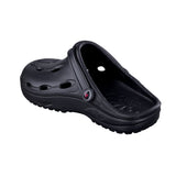 Duflex Clogs schwarz seitlich