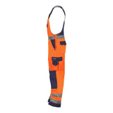 DASSY Warnschutz Latzhose TOULOUSE mit Kniepolstertaschen