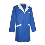 Herren ESD-Mantel kornblau mit weißen Kragen