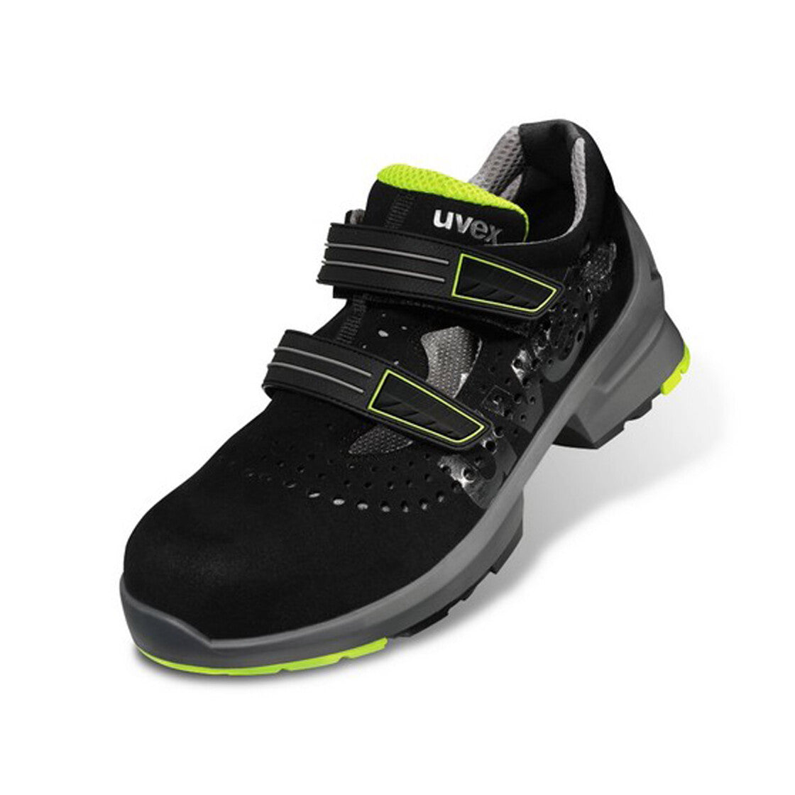 UVEX 1 schwarze Sicherheitssandale S1 ESD