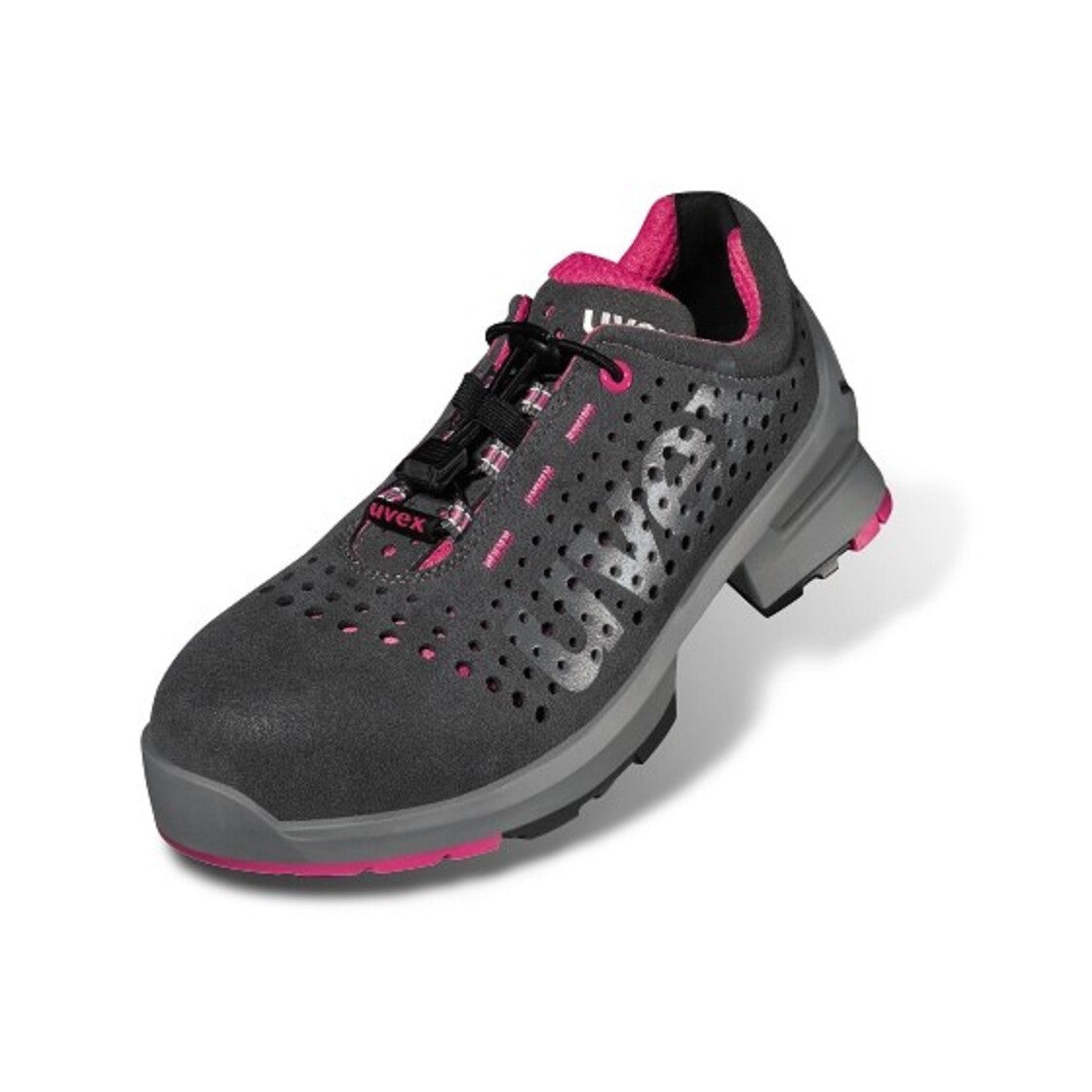 UVEX 1 Sicherheitsschuhe Damen S1 ESD grau-pink
