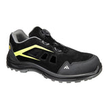 PORTWEST BOA Sicherheitssandale S1 ESD schwarz-grün