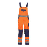 DASSY Warnschutz Latzhose TOULOUSE mit Kniepolstertaschen