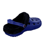 Duflex Clogs Winter navy mit schwarzem Innenfutter