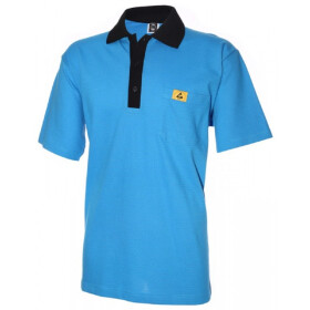 MIMOZA ESD Poloshirt blau-schwarz XL
