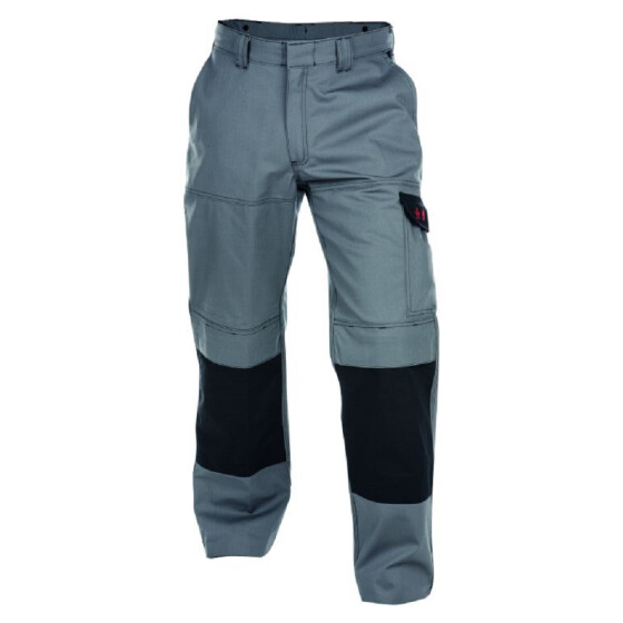 DASSY Multinorm Arbeitshose LINCOLN mit Kniepolstertaschen grau-schwarz 50
