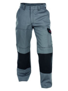 DASSY Multinorm Arbeitshose LINCOLN mit Kniepolstertaschen grau-schwarz 50